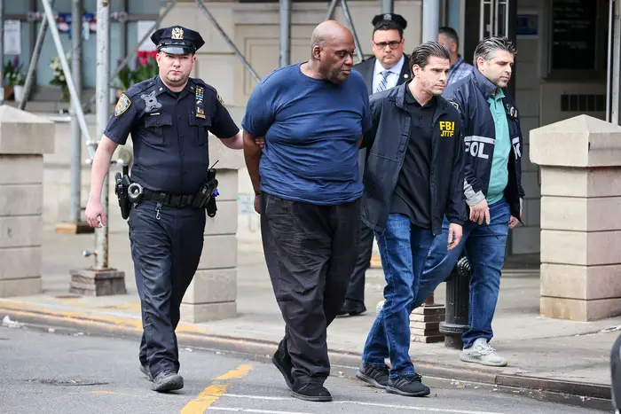 Frank James, 62, suspected of opening fire in a crowded New York City subway station, is taken into custody and charged with a terror-related offense/